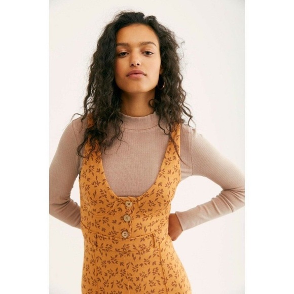 Free People Eyes On You Flare Leg Jumpsuit in Brown - Picture 2 of 15